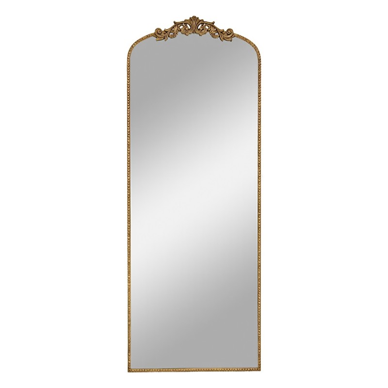 Oglinda Mary, metal, sticla, aurie, H.160 cm, 219689