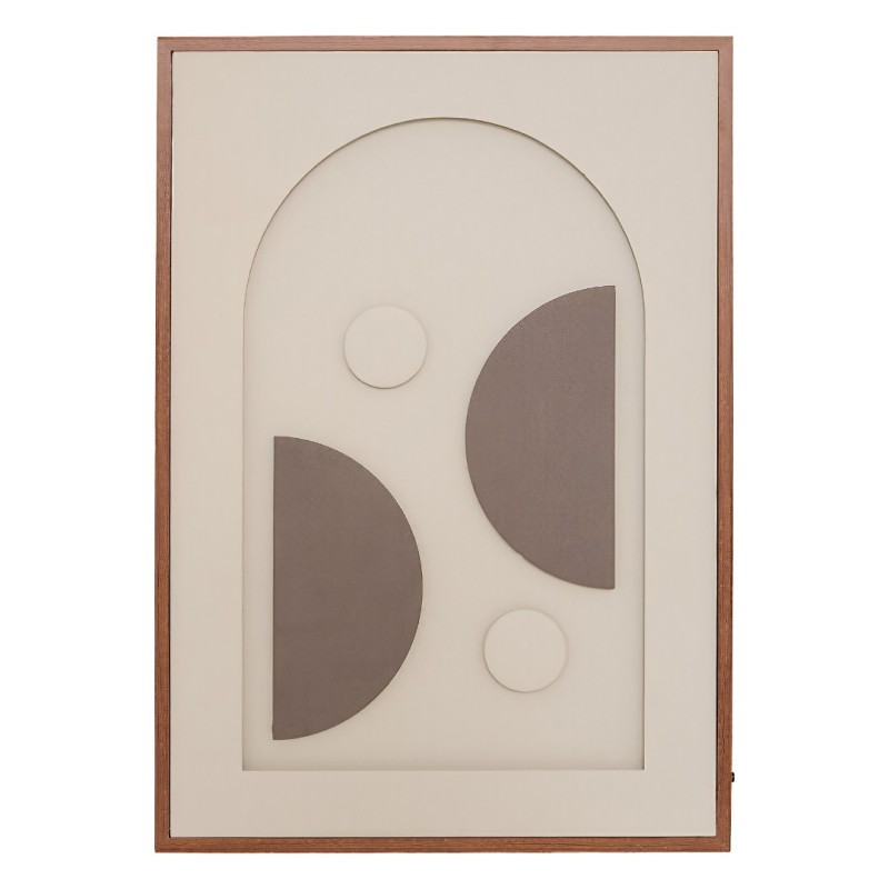 Tablou 3D canvas Tiara, MDF, alb, H.68 cm, 219690