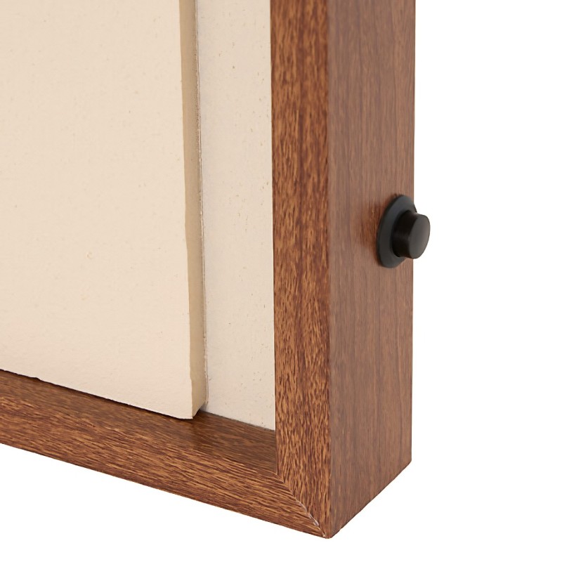 Tablou 3D canvas Melio, MDF, alb, H.68 cm, 219691