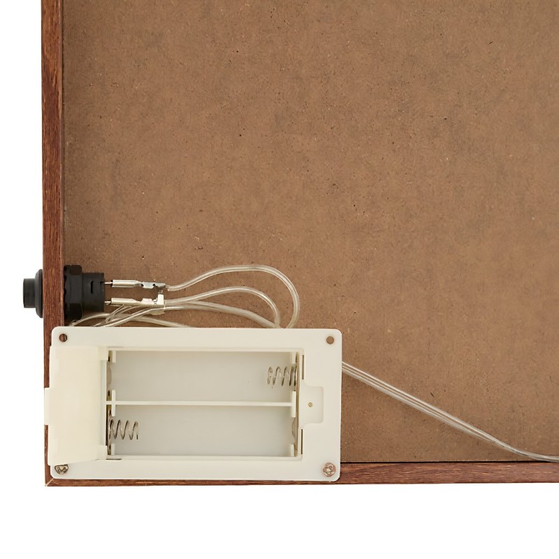Tablou 3D canvas Melio, MDF, alb, H.68 cm, 219691
