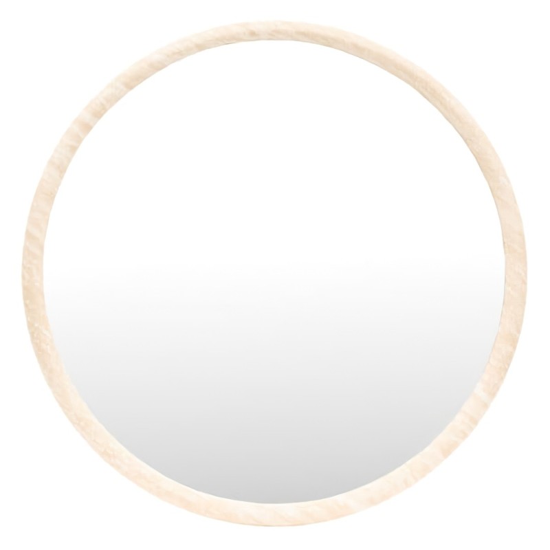 Oglinda Trudy, MDF, aspect travertin, bej, D.55 cm, 219696