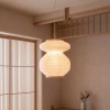 Suspensie Nika, metal, hartie, alba, 1XE27, D.45 cm, 221610