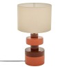 Veioza Fiva, ceramica, rosu bordo, 1XE27, H.50 cm, 221621B