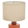 Veioza Fiva, ceramica, rosu bordo, 1XE27, H.50 cm, 221621B