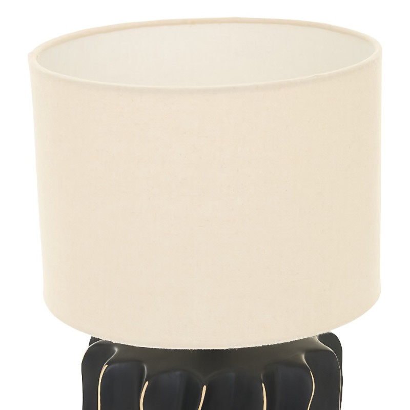 Veioza Malya, ceramica, neagra, 1XE14, H.35 cm, 221629