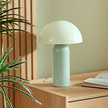 Veioza Lito, metal, verde celadon, 1XE14, H.37 cm, 221630C 