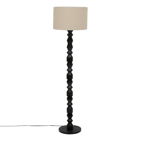 Lampadar Yulia, arbore de cauciuc, negru, 1XE27, H.150 cm, 221638 