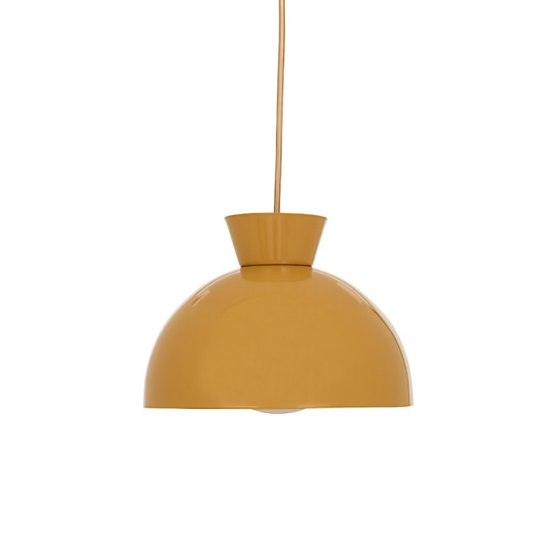 Suspensie Lito, metal, ocru, 1XG9, D.22 cm, 221654C