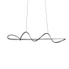 Suspensie Lionel, metal, negru, LED, 40W, alb cald 3000K, L.98 cm, 221664