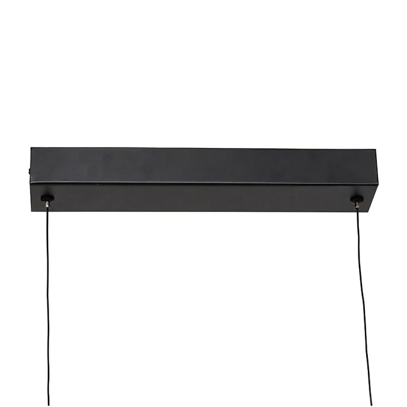 Suspensie Lionel, metal, negru, LED, 40W, alb cald 3000K, L.98 cm, 221664