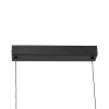 Suspensie Siveo, metal, negru, LED, 35W, alb cald 3000K, L.140 cm, 221665