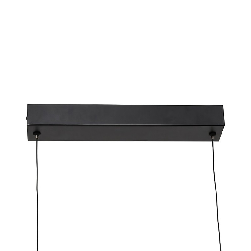 Suspensie Siveo, metal, negru, LED, 35W, alb cald 3000K, L.140 cm, 221665
