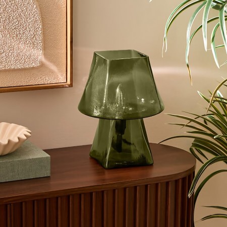 Veioza Elita, sticla, verde, 1XE14, H.26 cm, 221671A 