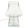 Veioza Elita, sticla, transparent, 1XE14, D.20 cm, 221671C