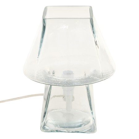 Veioza Elita, sticla, transparent, 1XE14, D.20 cm, 221671C 