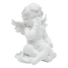 Decoratiune Angel, polirasina, alb, H.23 cm, 222928