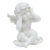 Decoratiune Angel, polirasina, alb, H.23 cm, 222928