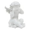 Decoratiune Angel, polirasina, alb, H.23 cm, 222928