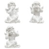 Decoratiune Angel, polirasina, alb, H.23 cm, 222928