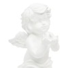 Decoratiune Angel, polirasina, alb, H.19 cm, 222932