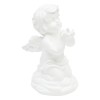Decoratiune Angel, polirasina, alb, H.19 cm, 222932