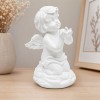Decoratiune Angel, polirasina, alb, H.19 cm, 222932