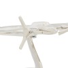 Decoratiune Flavie, metal, argintiu, L.30 cm, 222935