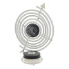 Glob decorativ Hisae, metal, argintiu, H.46 cm, 222941