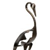 Decoratiune Shiro, metal, maro, H.47 cm, 222959