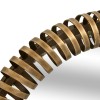 Oglinda Barrel, metal, sticla, aurie, D.61 cm, 223800A