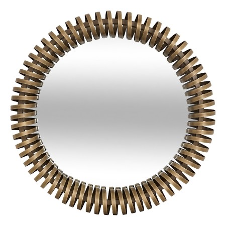 Oglinda Barrel, metal, sticla, aurie, D.61 cm, 223800A 