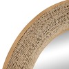 Oglinda Nathan, material natural, oglinda, bej, D.90 cm, 223828