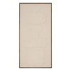 Tablou 3D canvas, MDF, alb, H.116 cm, 223833