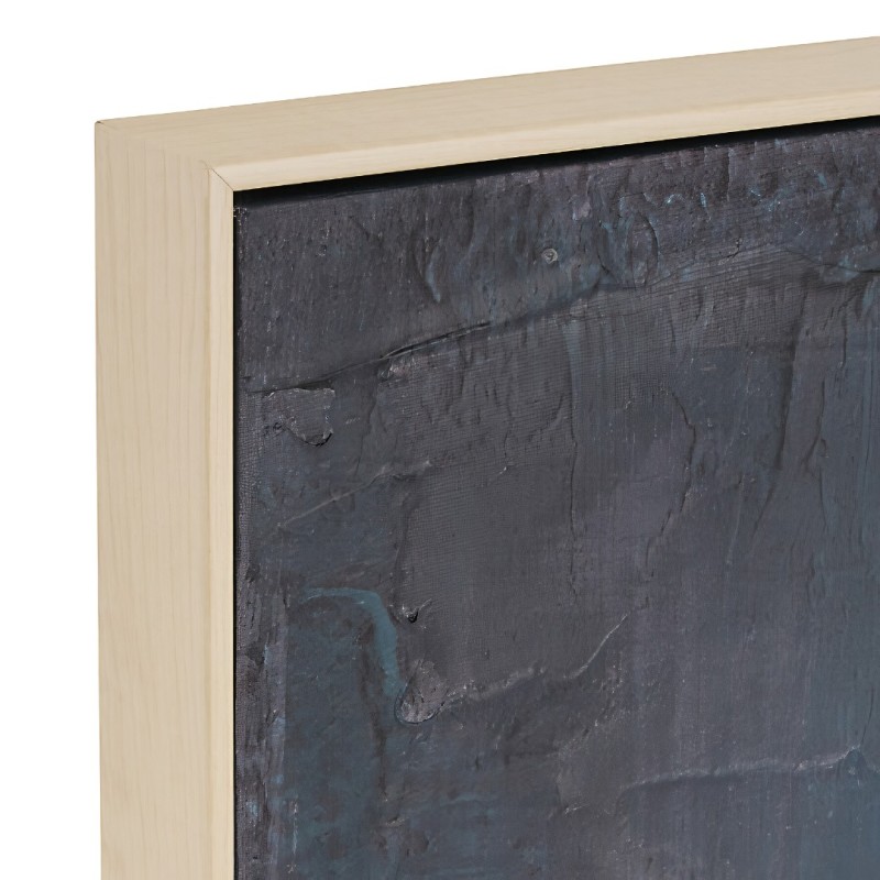 Tablou canvas Bea, lemn de pin, bleu, H.116 cm, 223834