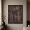 Tablou canvas Ben, lemn de pin, maro, H.116 cm, 223835