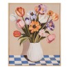 Tabou canvas Flori, MDF, multicolor, H.60 cm, 223839