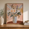 Tabou canvas Flori, MDF, multicolor, H.60 cm, 223839