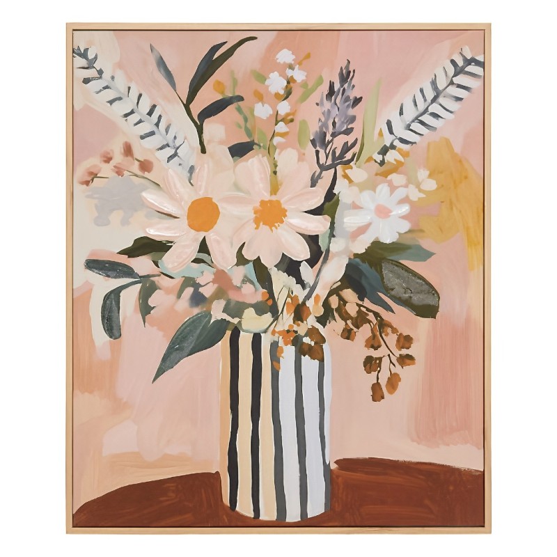 Tabou canvas Flori, MDF, multicolor, H.60 cm, 223839