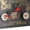Ceas de perete Mike, metal, negru, H.80 cm, 223845