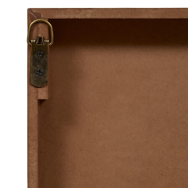 Decoratiune perete Marc, MDF, maro, 76X76 cm, 223847
