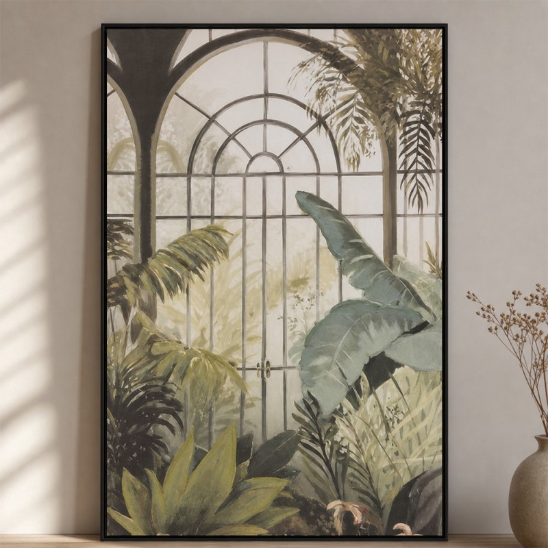 Tabou canvas Janine, MDF, verde, H.90 cm, 223853