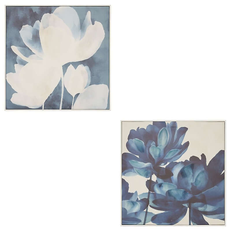Tablou canvas Tery, MDF, bleu, H.48 cm, 223871