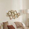 Decoratiune de perete Oriane, metal, aurie, L.100 cm, 223873