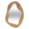 Oglinda Sanoa, material natural, sticla, bej, L.96 cm, 223877
