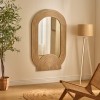 Oglinda Anouk, MDF, sticla, maro, H.145 cm, 223889