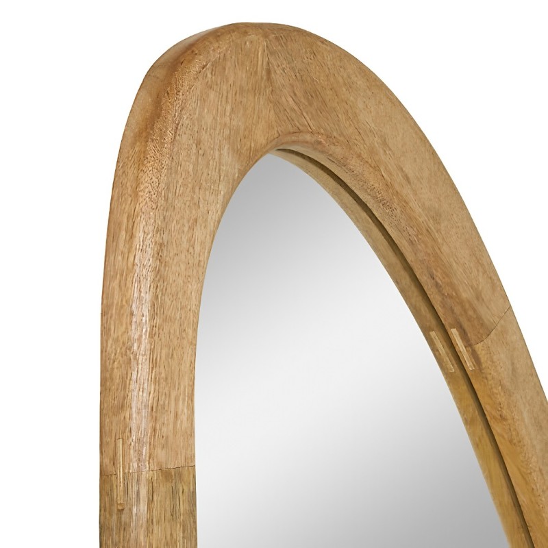 Oglinda de podea Stan, lemn de mango, sticla, H.175 cm, 223890