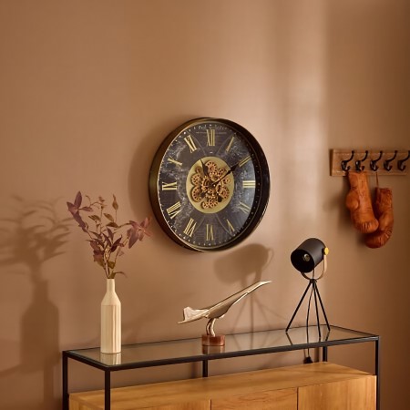 Decoratiune Johan, metal, lemn de mango, argintiu, L.49 cm, 223903 