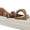 Decoratiune Johan, metal, lemn de mango, alb, L.45 cm, 223905