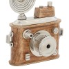 Decoratiune Johan, metal, lemn de mango, maro, H.24 cm, 223910