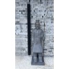 Statuie Războinicul Xian, magneziu, gri, H.120 cm, 125763